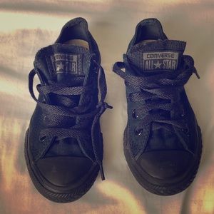 BLack shoes for boys and girls